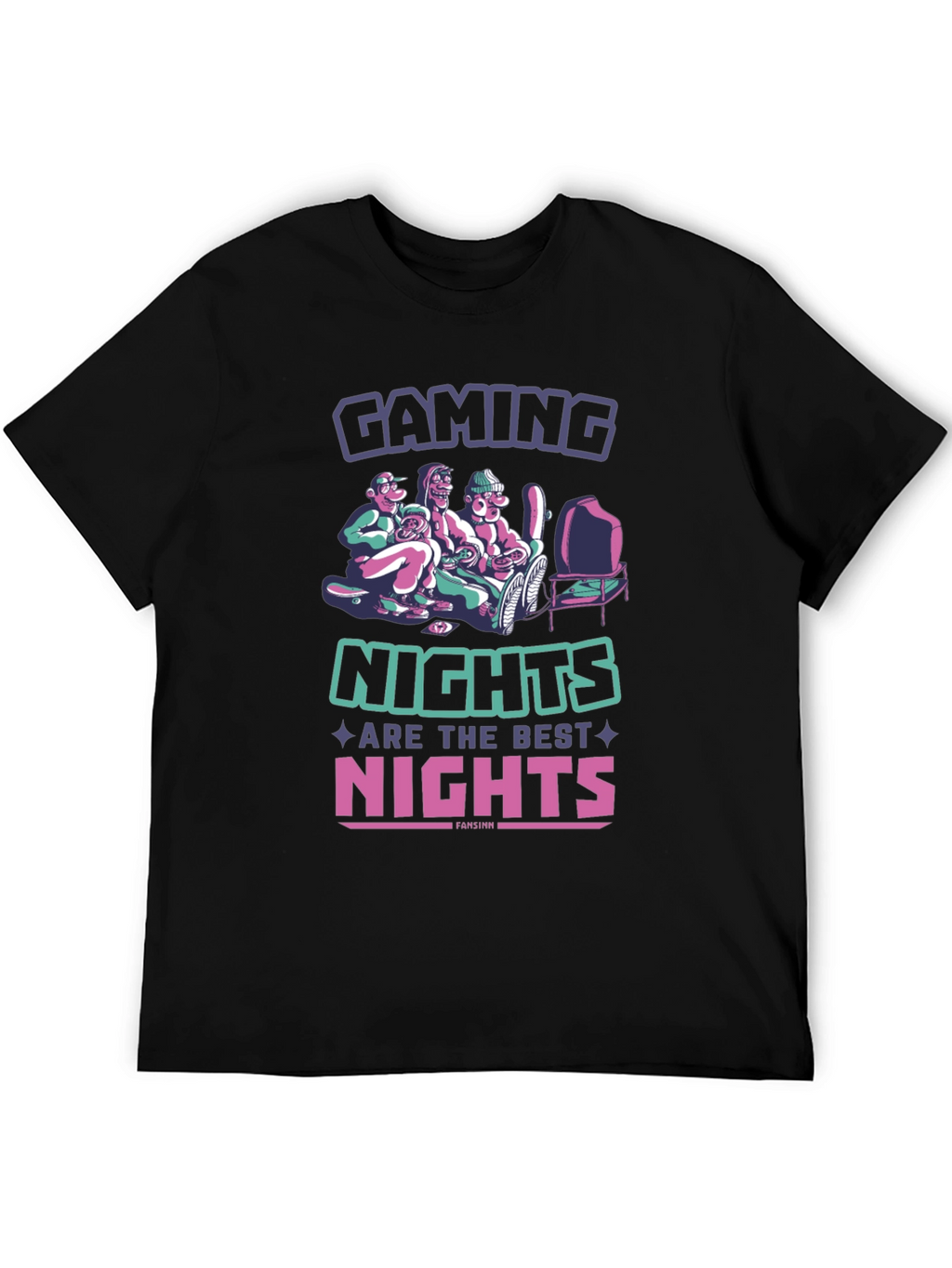 Gaming Nights Black T-Shirt