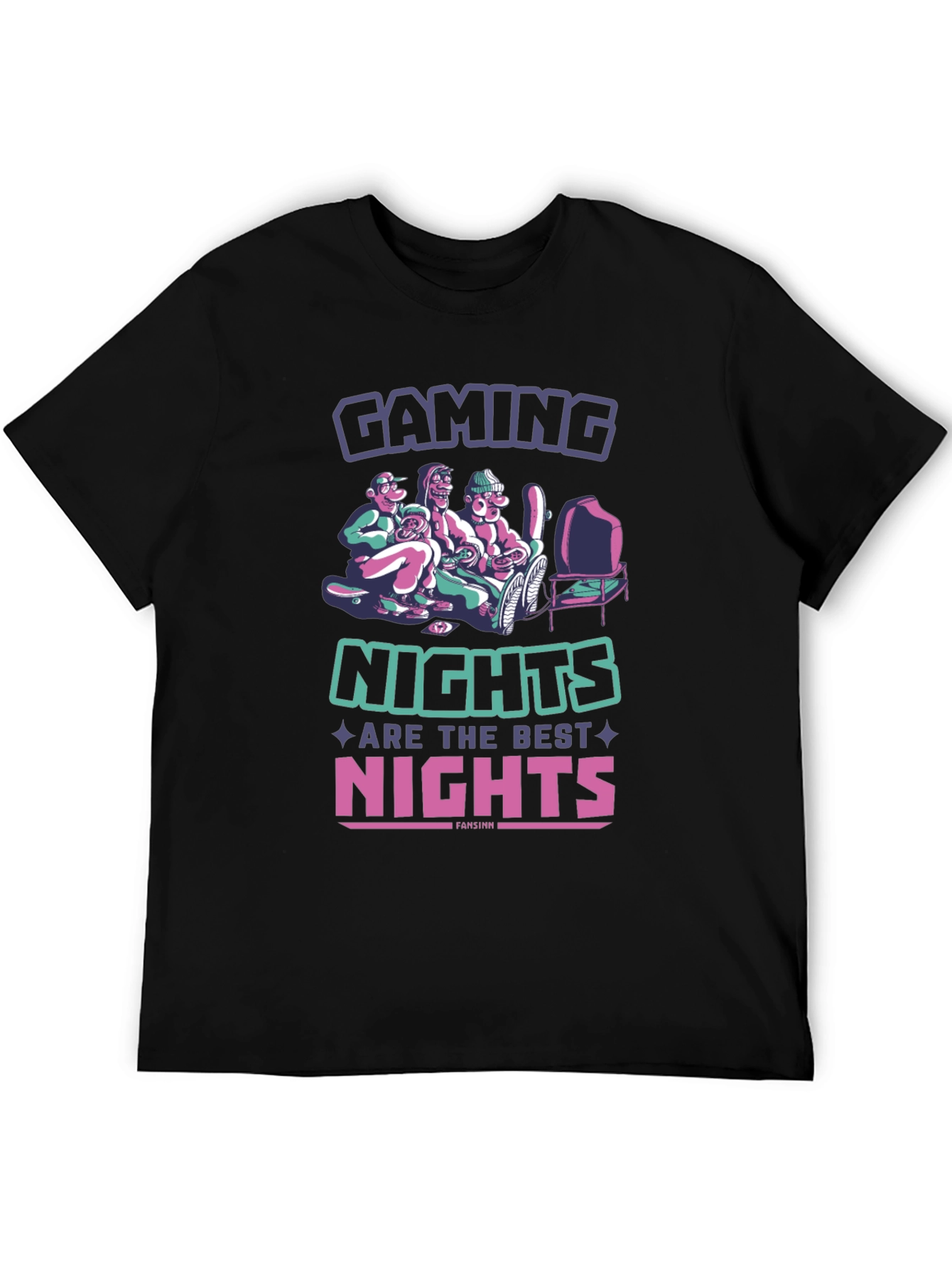 Gaming Nights Black T-Shirt