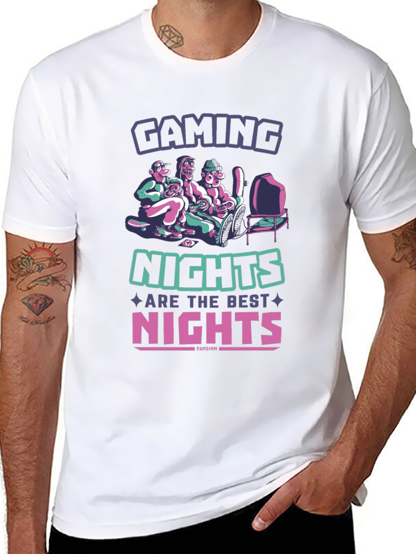 Gaming Nights Black T-Shirt
