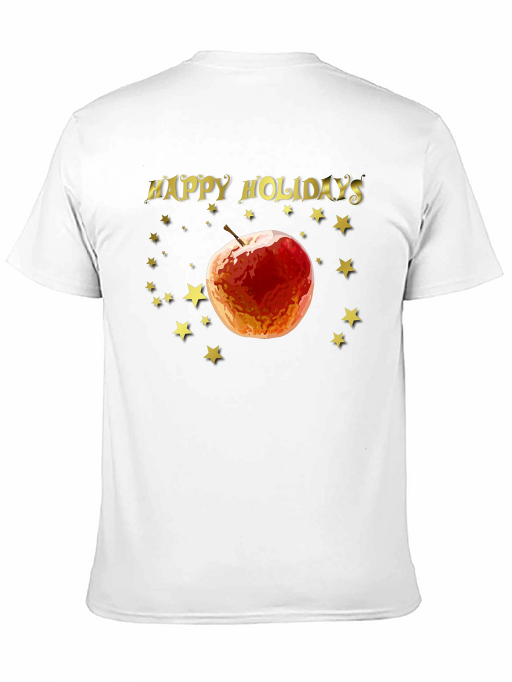 Happy Holidays Apple Star Tee