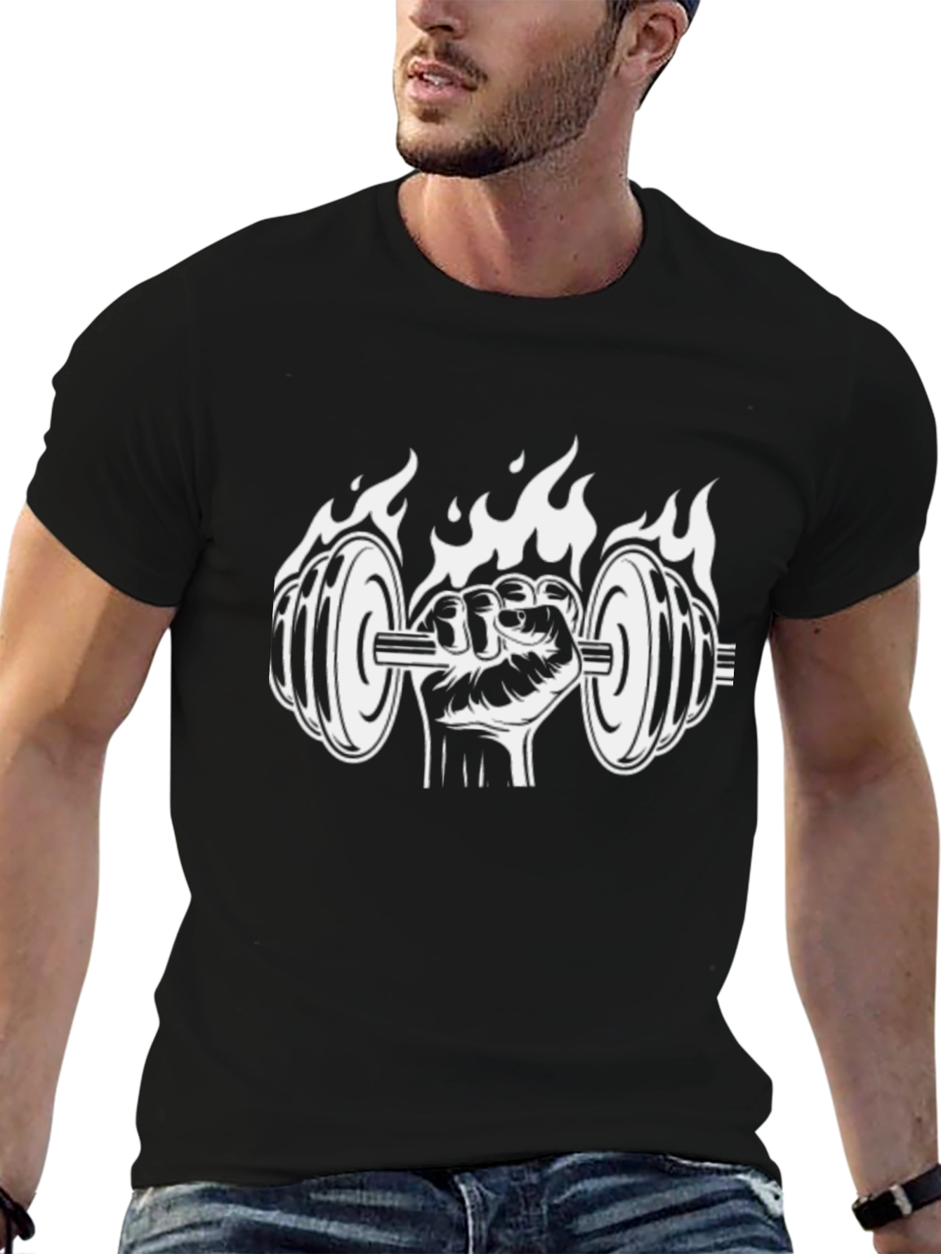 Fiery Gym T-Shirt - Lift in Style