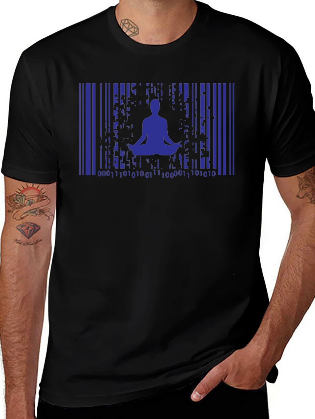 Meditative Mind Barcode T-Shirt