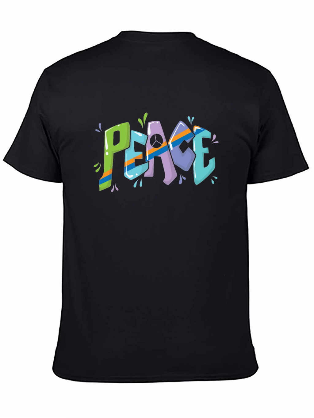 Peace Sign Graphic T-Shirt - Stylish & Trendy