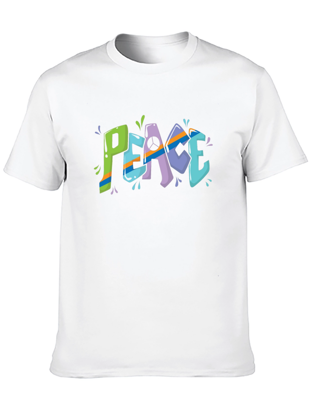 Peace Sign Graphic T-Shirt - Stylish & Trendy
