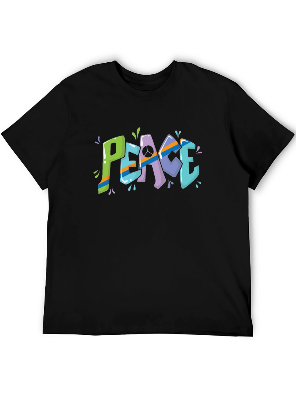 Peace Sign Graphic T-Shirt - Stylish & Trendy