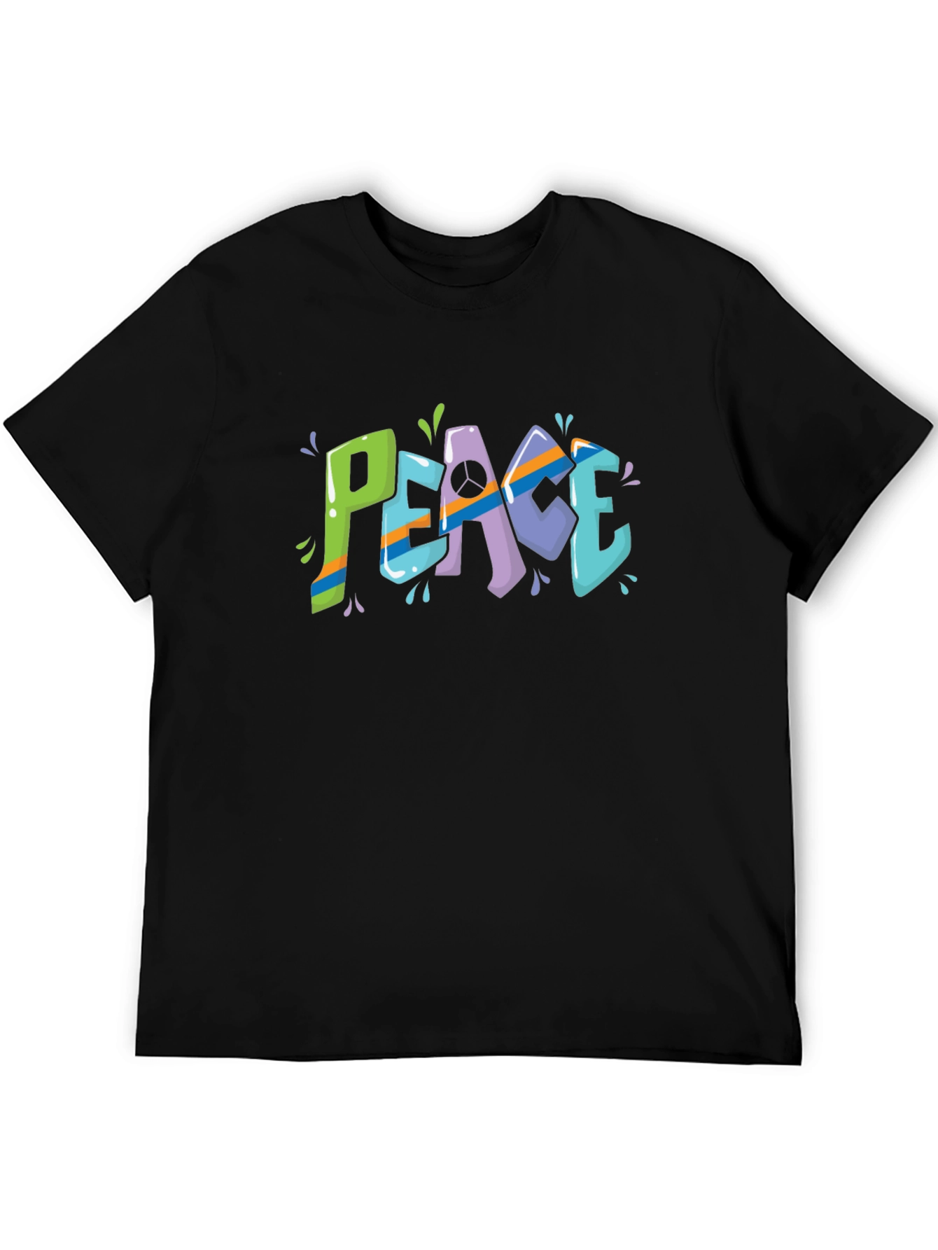 Peace Sign Graphic T-Shirt - Stylish & Trendy
