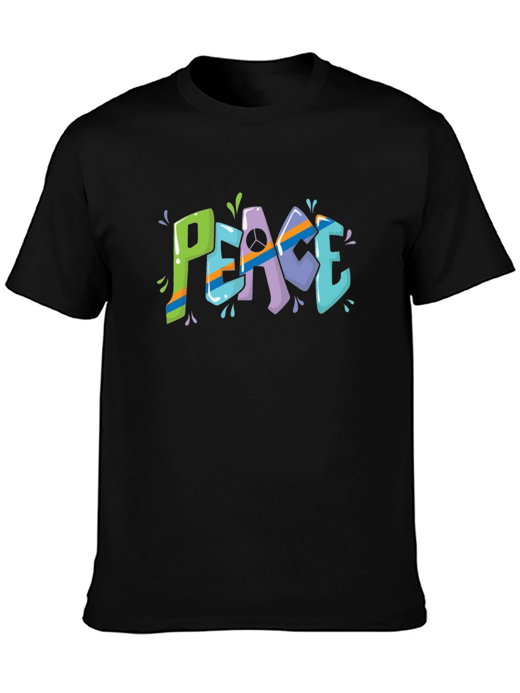 Peace Sign Graphic T-Shirt - Stylish & Trendy