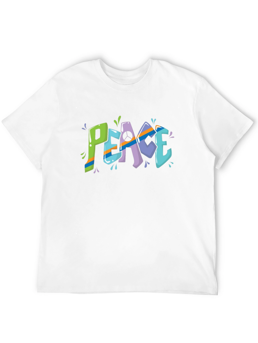 Peace Sign Graphic T-Shirt - Stylish & Trendy