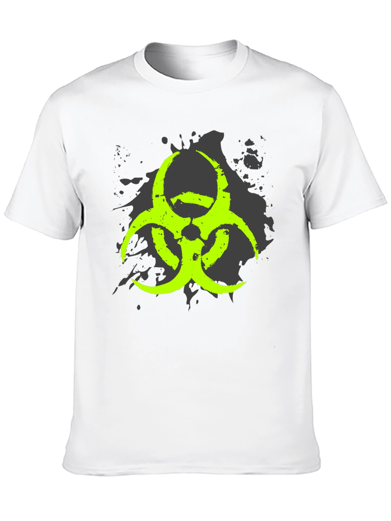 Biohazard Symbol Graphic Black T-Shirt