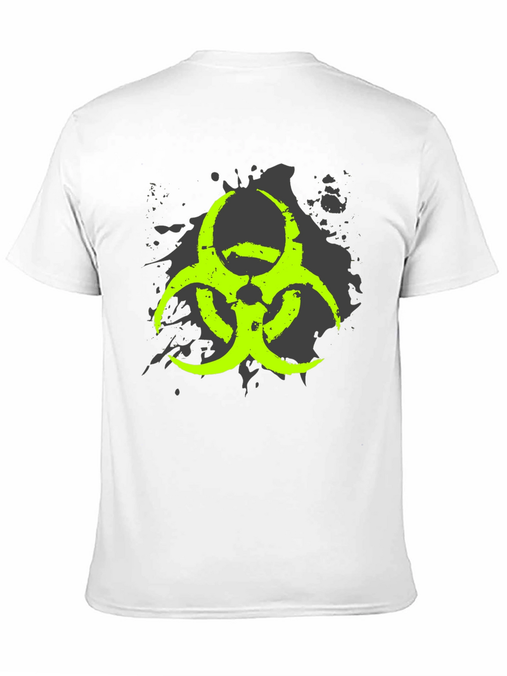 Biohazard Symbol Graphic Black T-Shirt