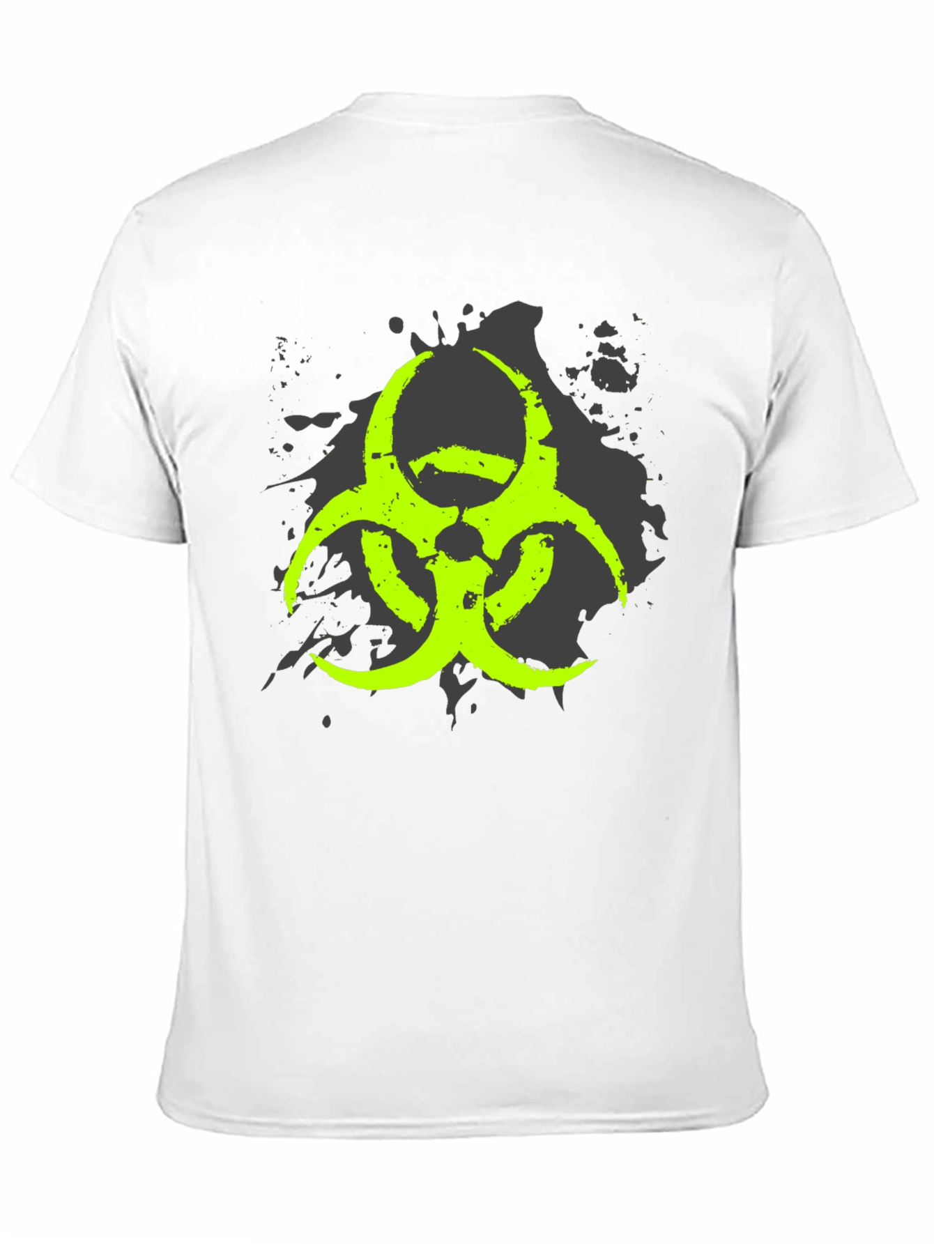 Biohazard Symbol Graphic Black T-Shirt