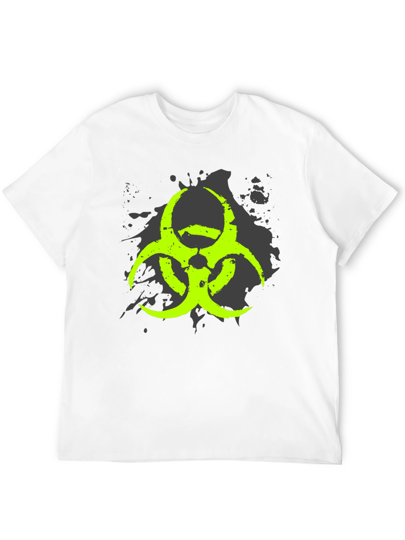 Biohazard Symbol Graphic Black T-Shirt