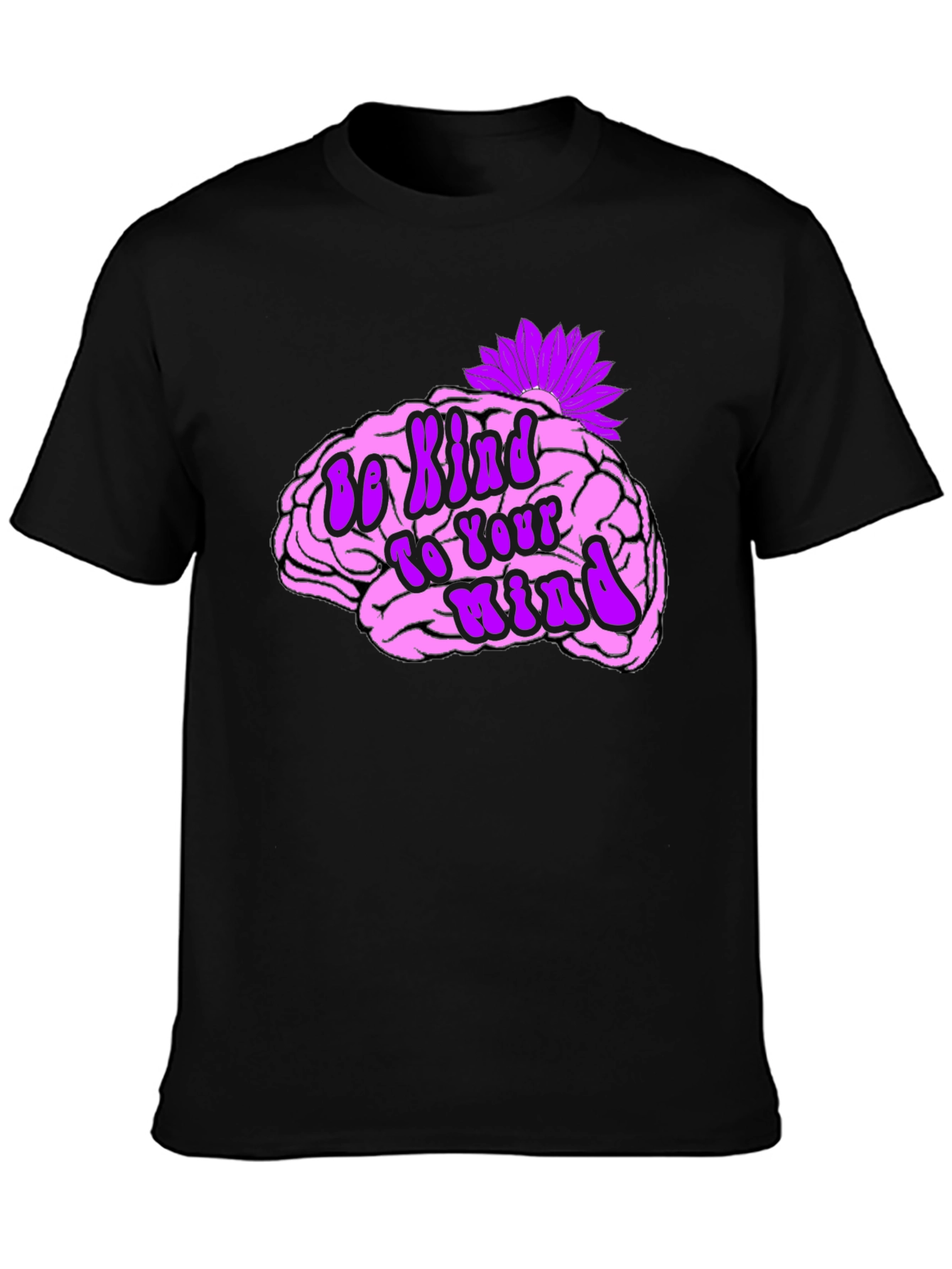 Be Kind To Your Mind Black Tee