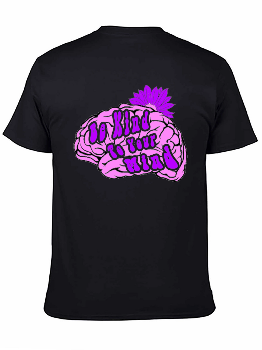 Be Kind To Your Mind Black Tee