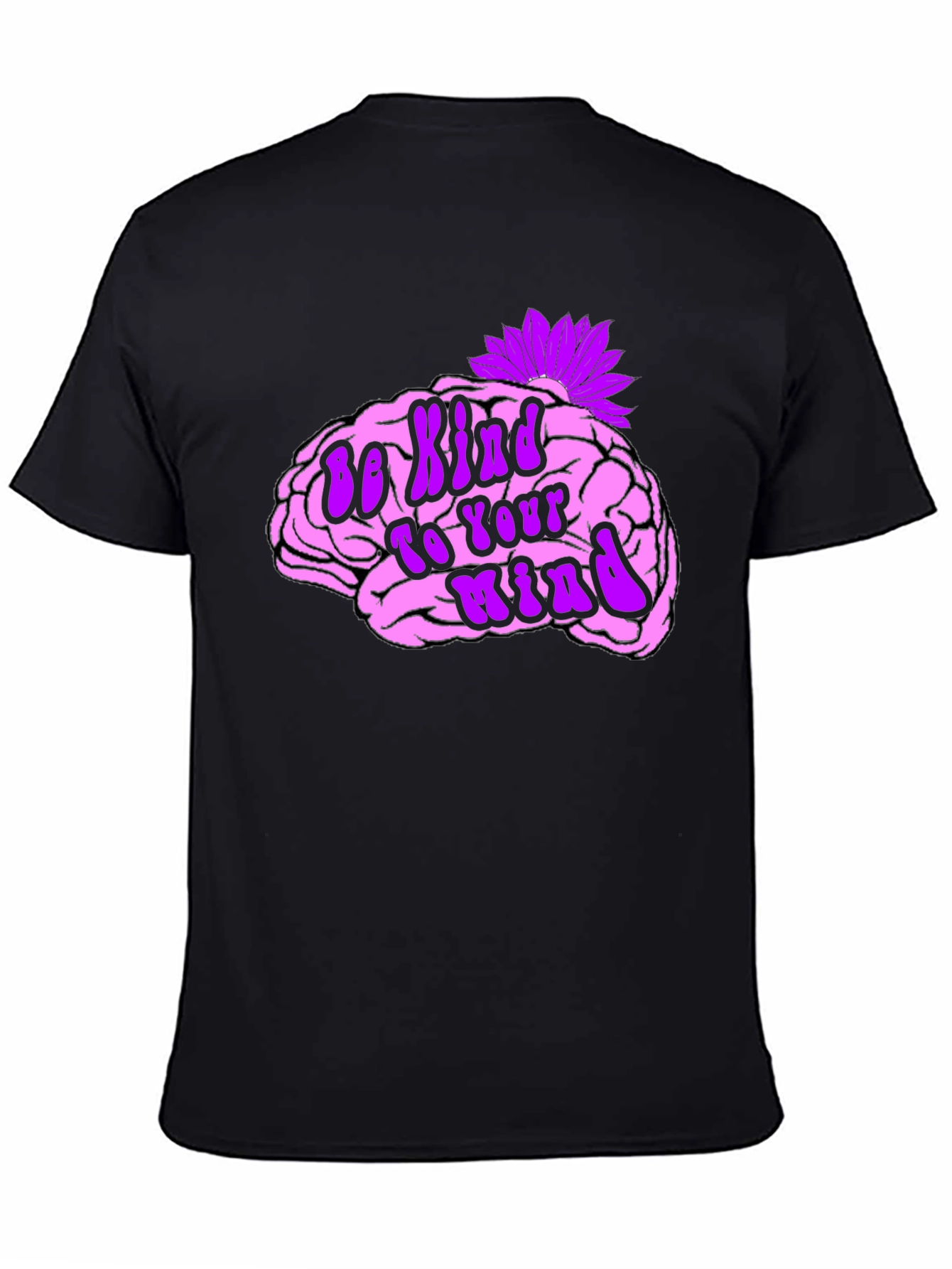 Be Kind To Your Mind Black Tee
