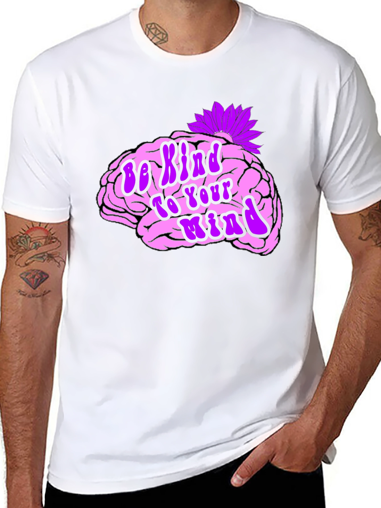 Be Kind To Your Mind Black Tee