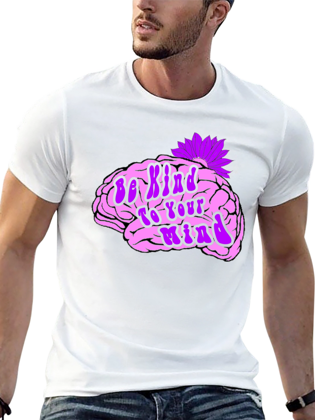 Be Kind To Your Mind Black Tee