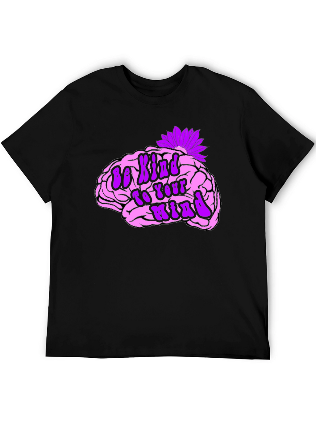 Be Kind To Your Mind Black Tee
