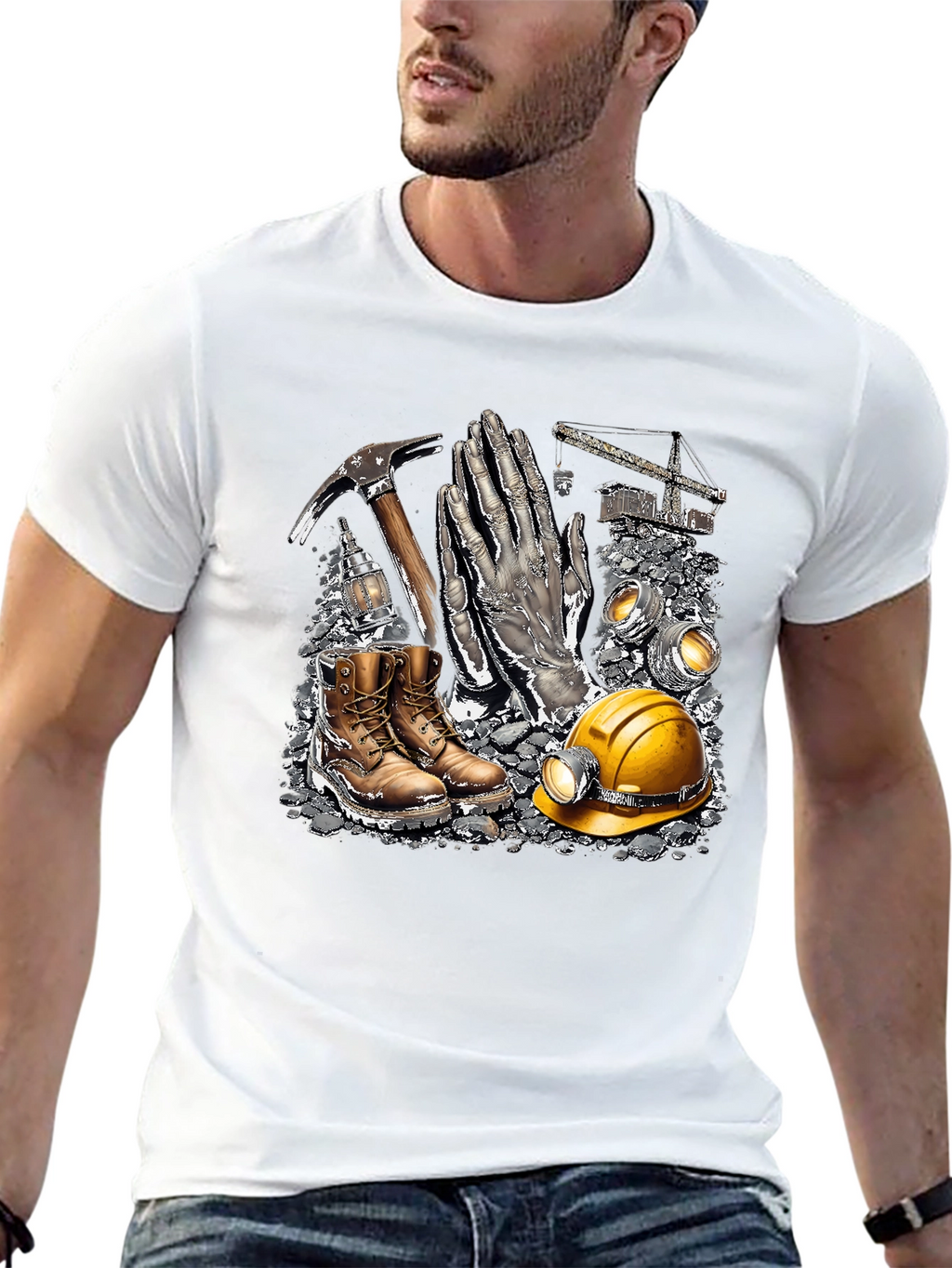 Miners Tribute T-Shirt - Coal Mining Apparel