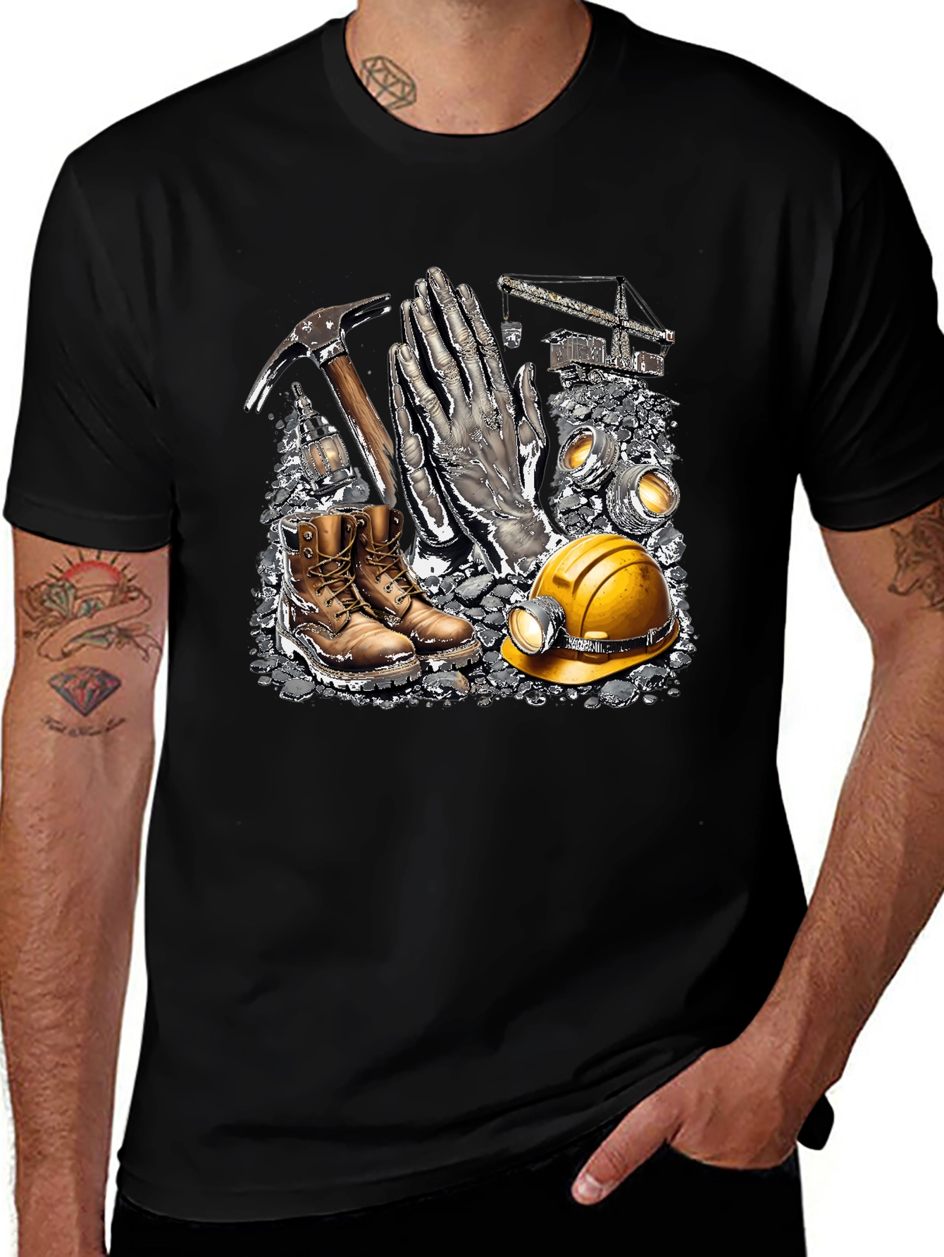Miners Tribute T-Shirt - Coal Mining Apparel