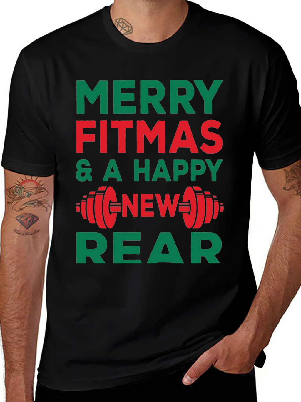 Merry Fitmas Gym T-Shirt
