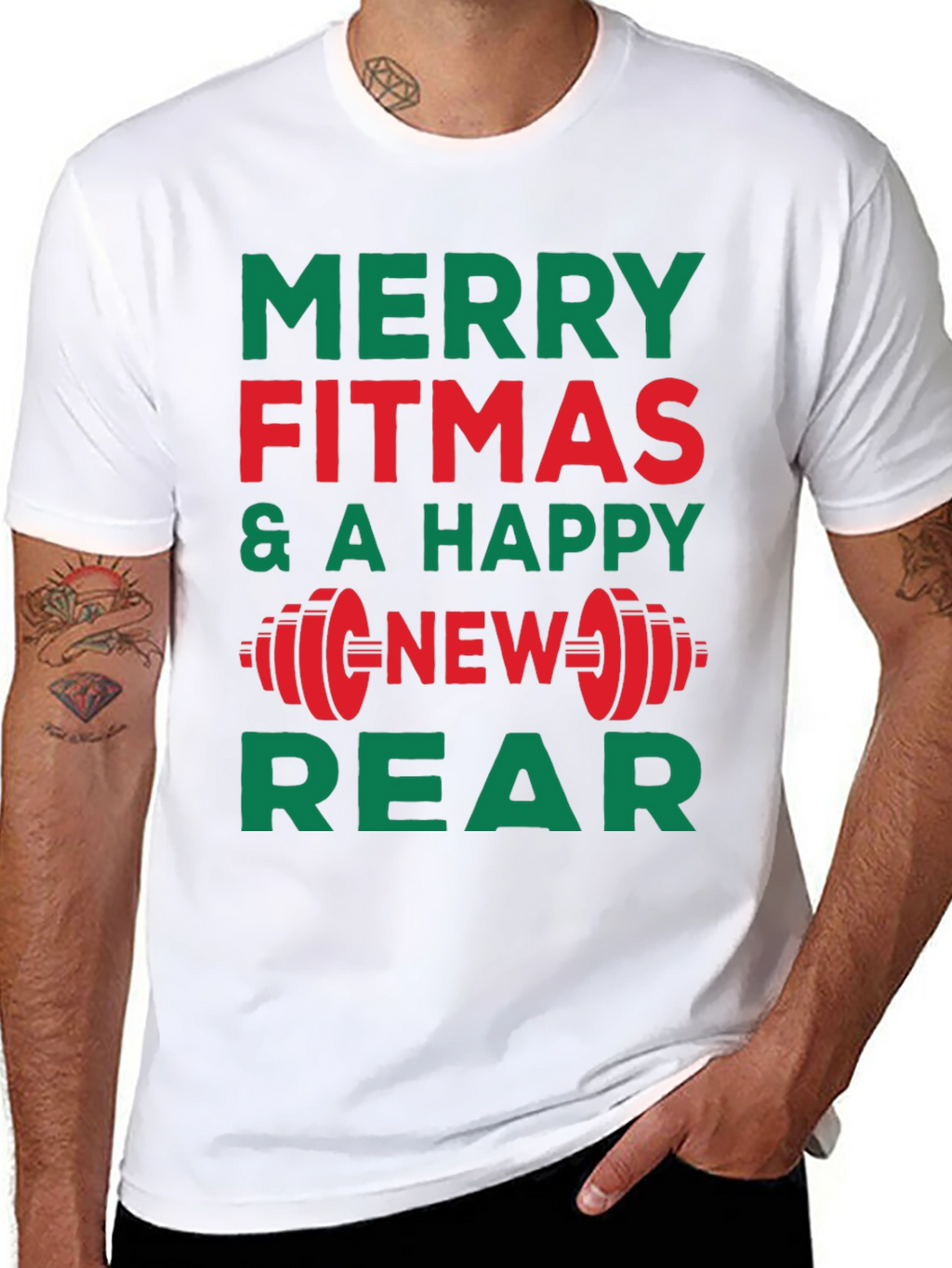 Merry Fitmas Gym T-Shirt