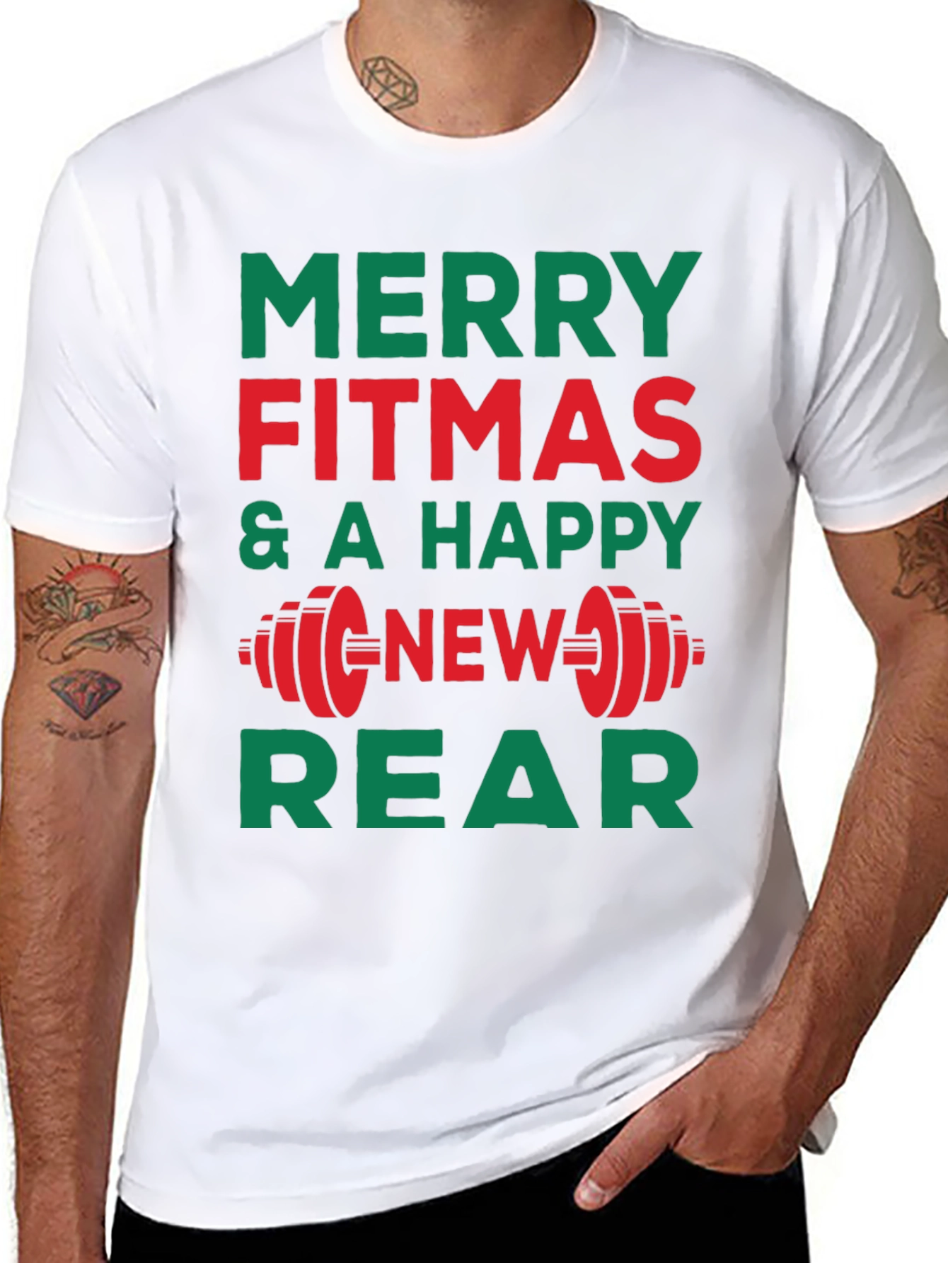 Merry Fitmas Gym T-Shirt