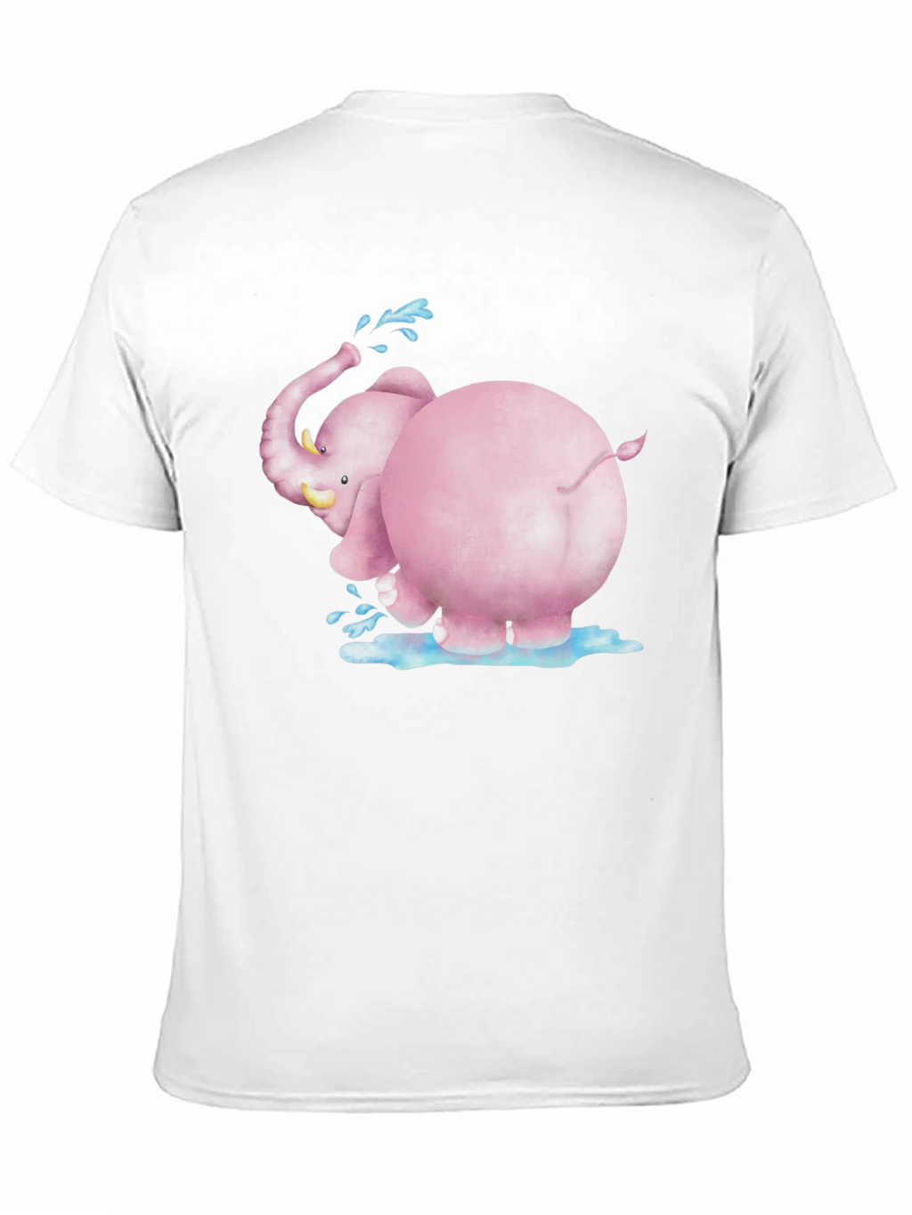 Pink Elephant Graphic Tee - Fun & Unique Design