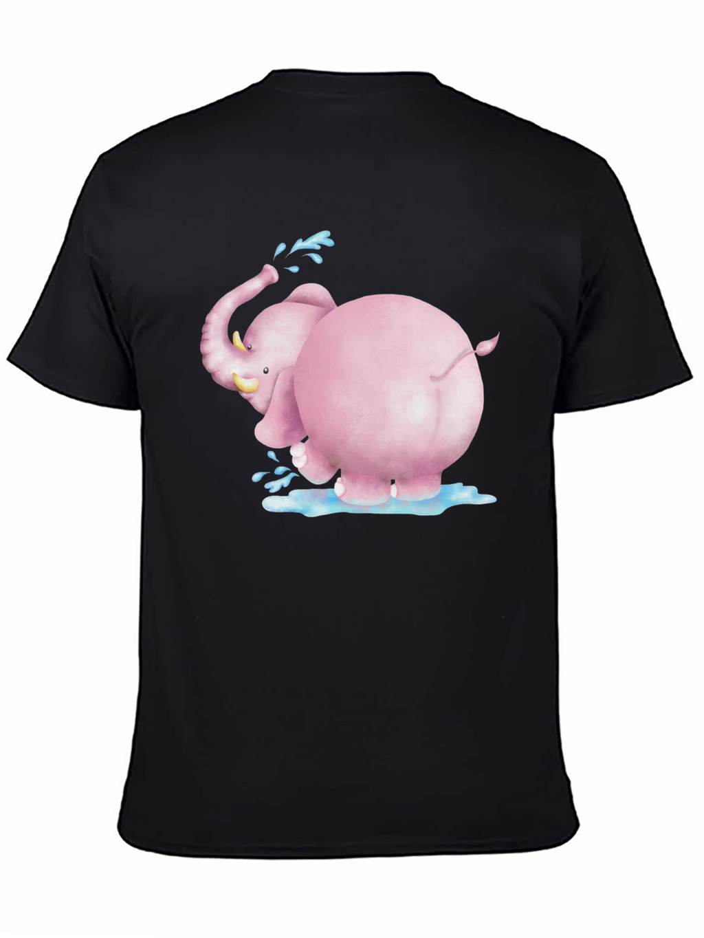 Pink Elephant Graphic Tee - Fun & Unique Design