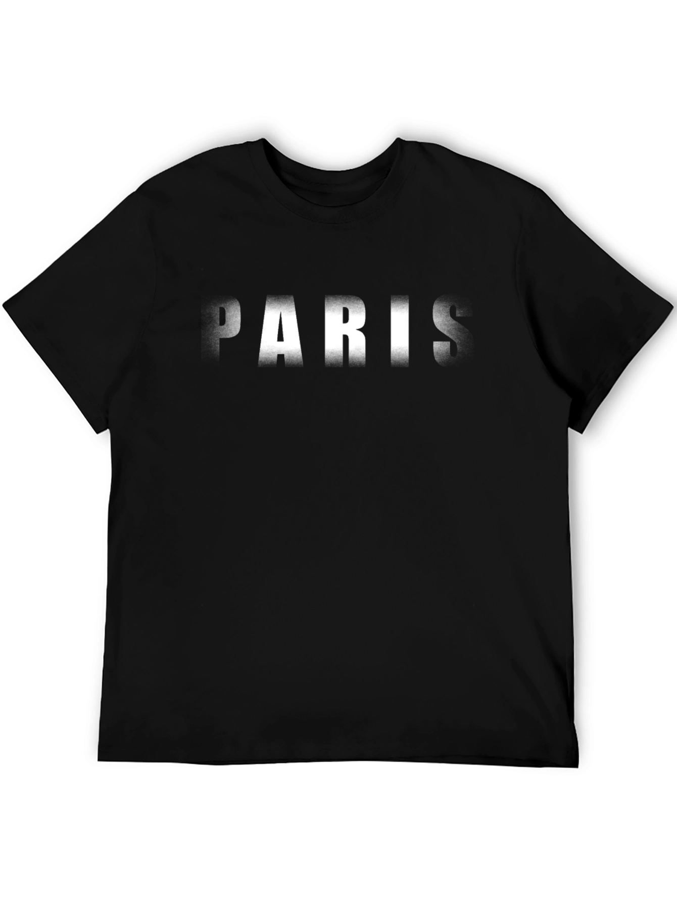 Paris Graphic Tee - Black Short Sleeve