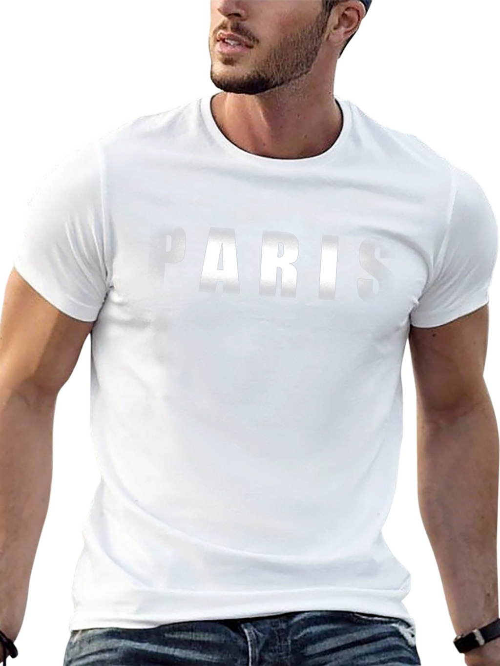 Paris Graphic Tee - Black Short Sleeve