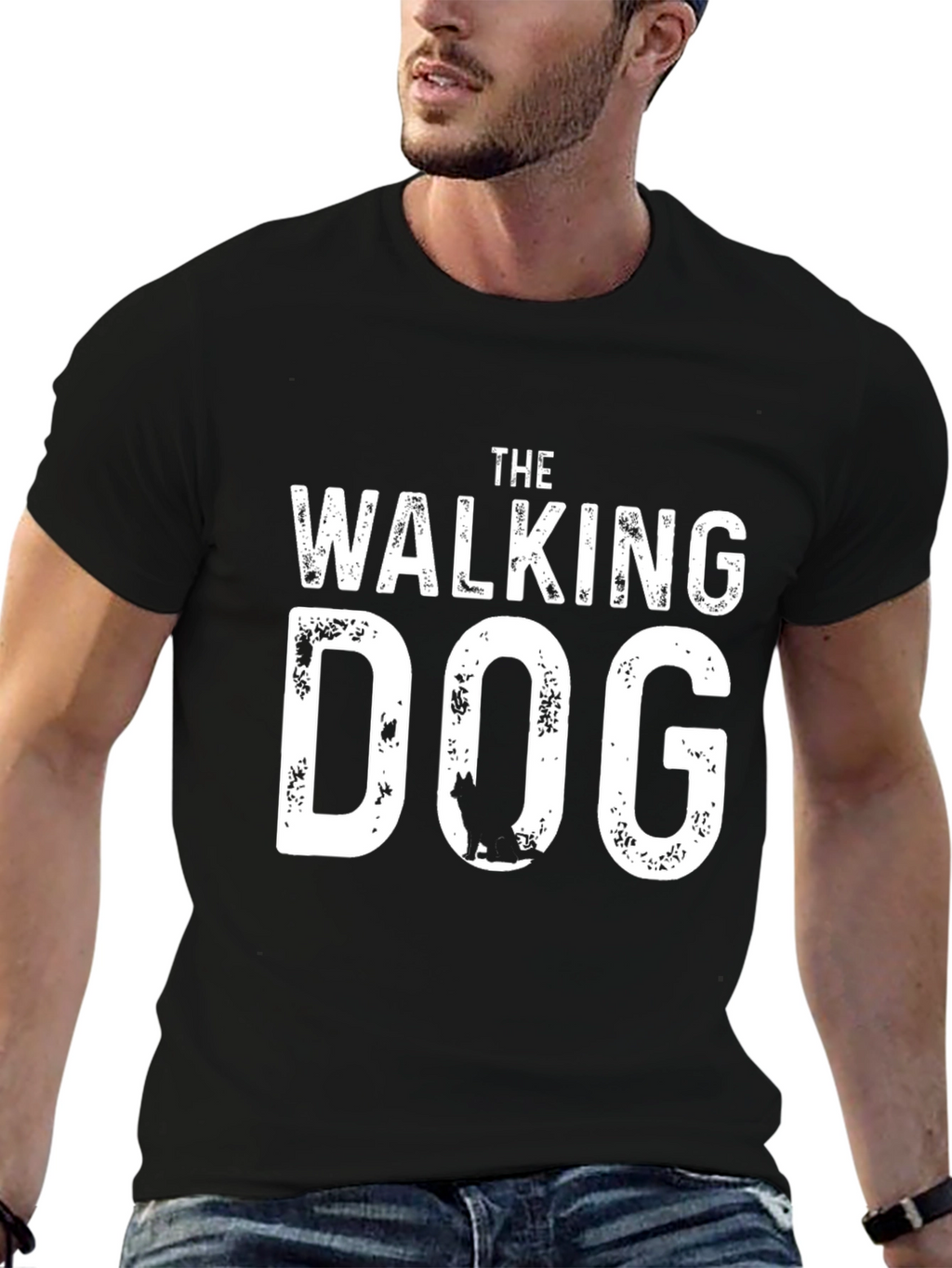 The Walking Dog T-Shirt - Funny Dog Lover Tee