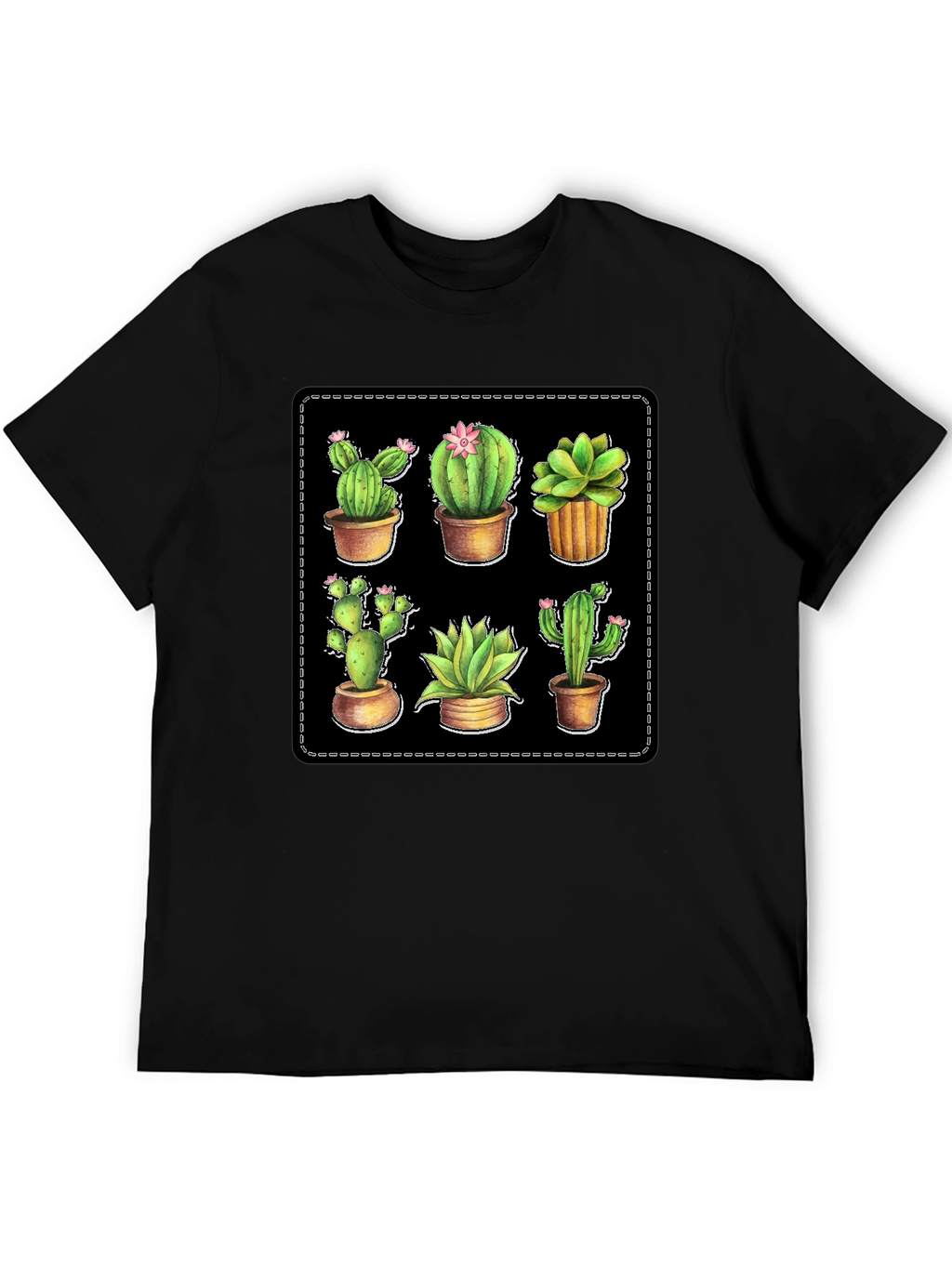 Cactus Plant T-Shirt - Unique Design