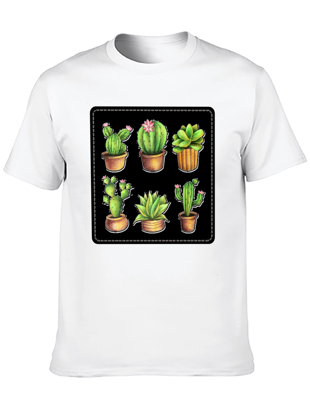 Cactus Plant T-Shirt - Unique Design