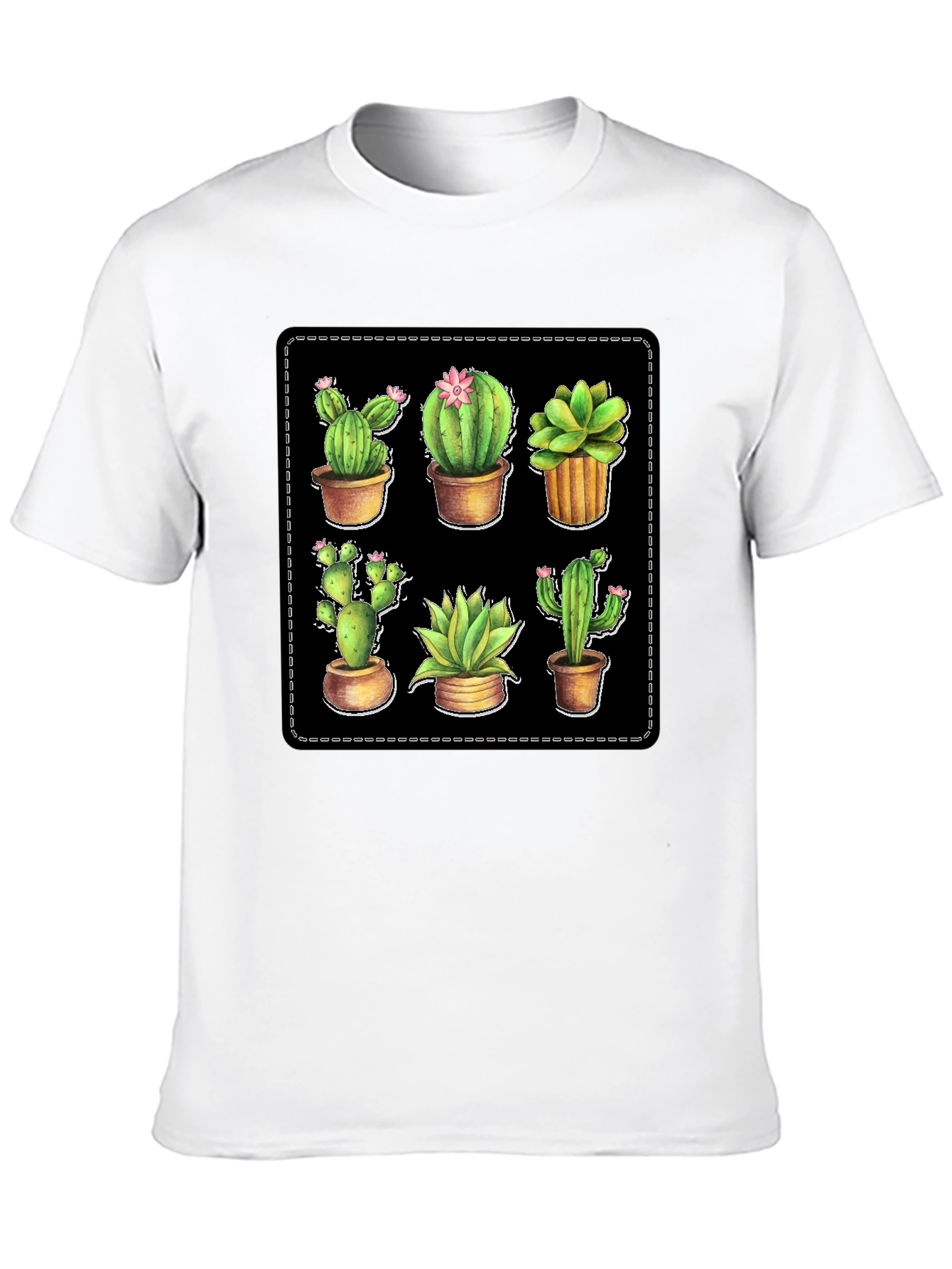 Cactus Plant T-Shirt - Unique Design