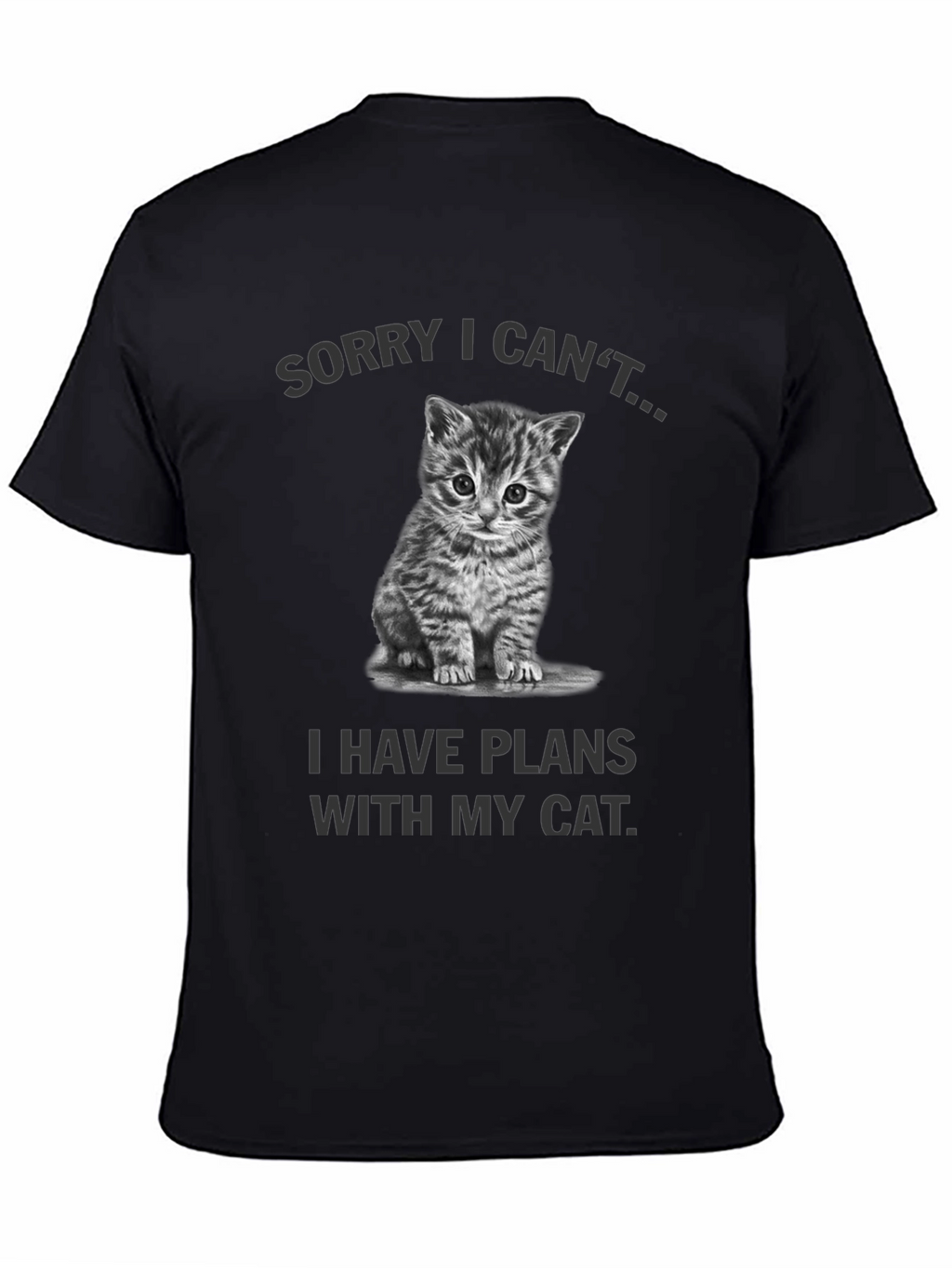 Sorry I Cant Cat Plans Graphic Tee