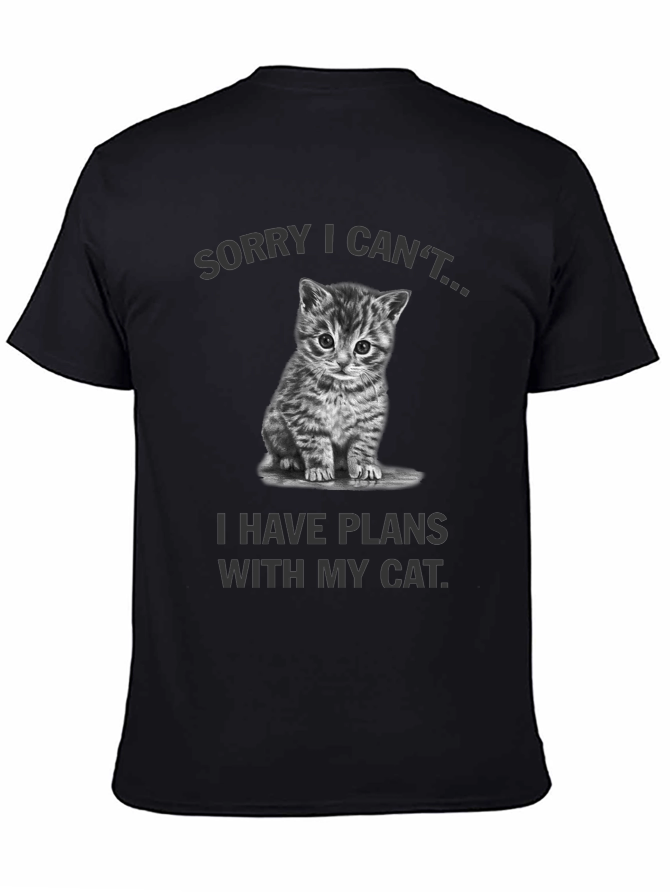 Sorry I Cant Cat Plans Graphic Tee