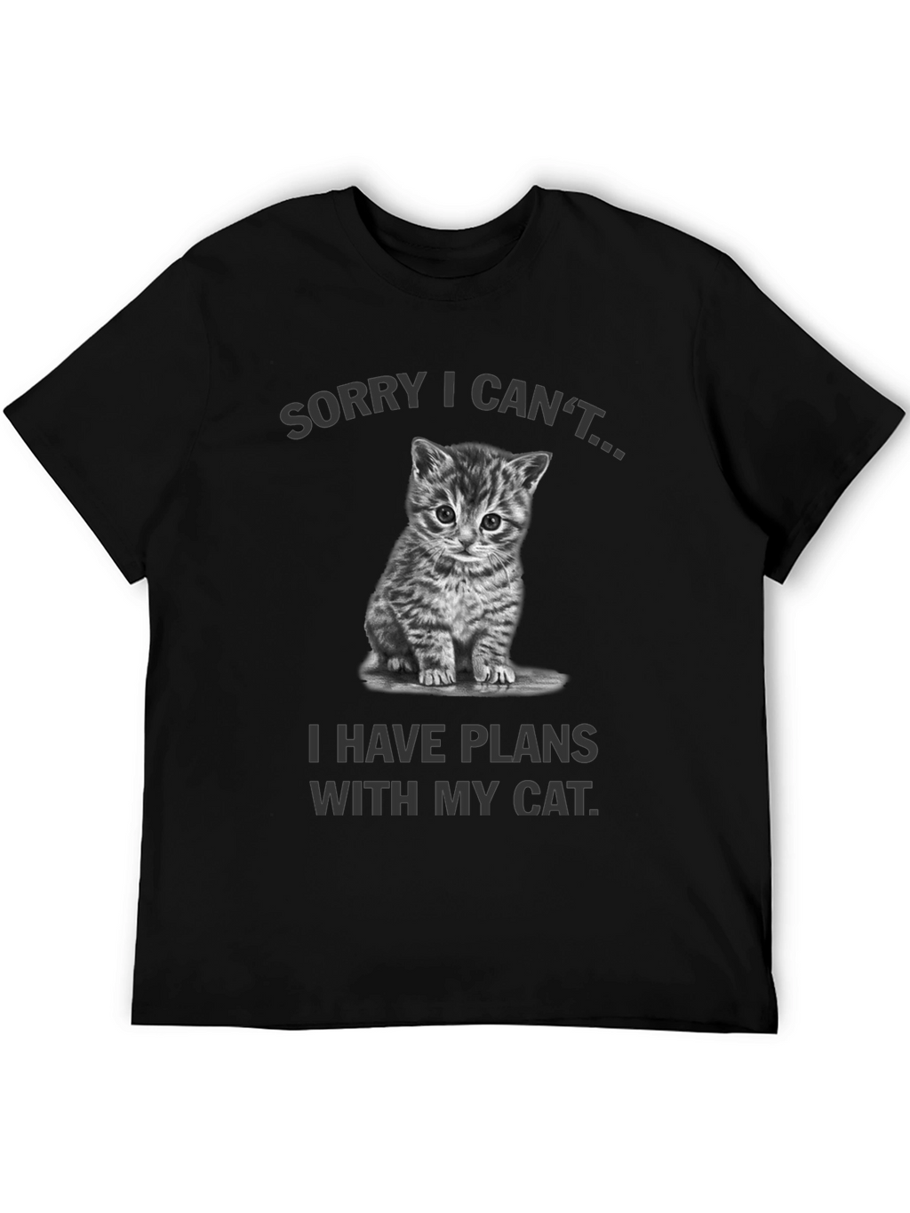 Sorry I Cant Cat Plans Graphic Tee