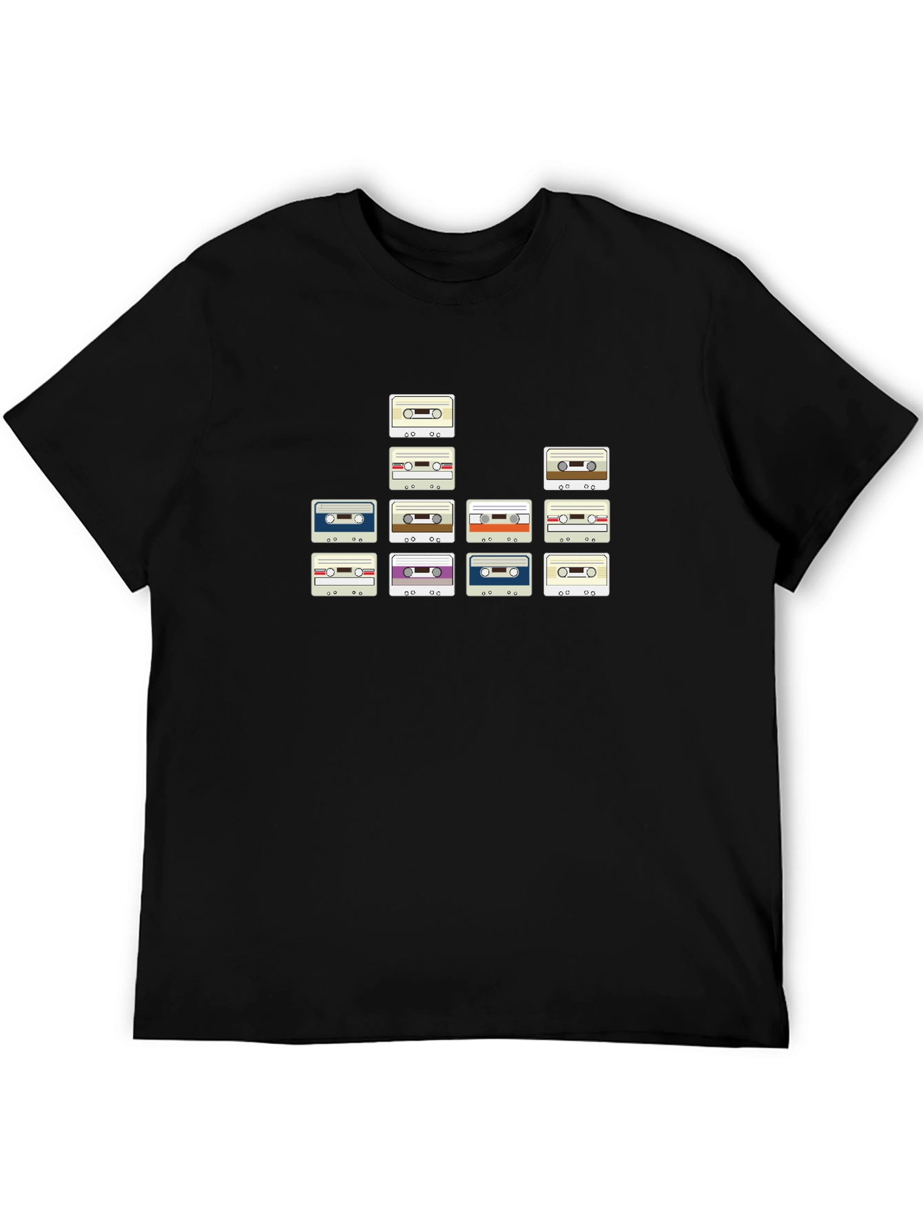 Retro Cassette Tape Graphic Tee - Vintage Music Lover Shirt