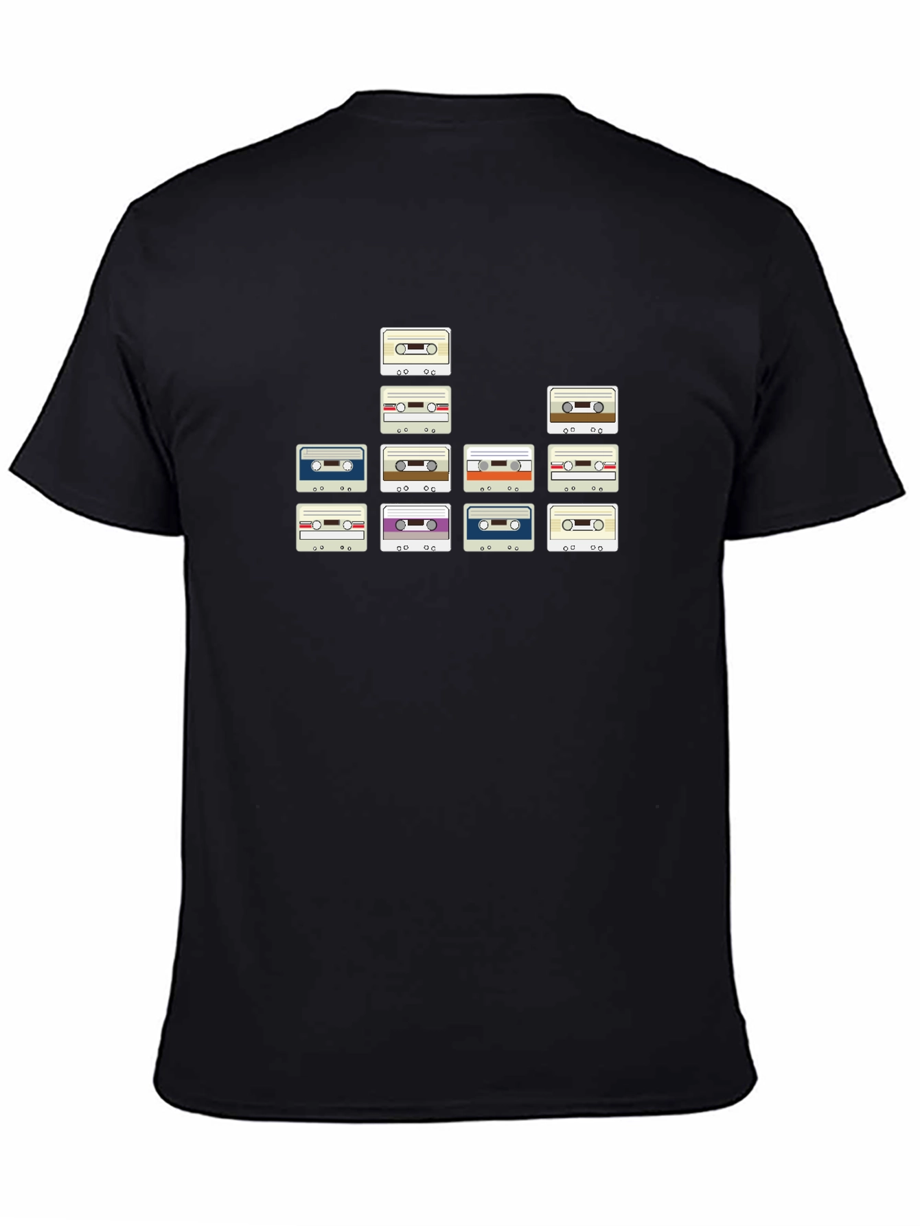 Retro Cassette Tape Graphic Tee - Vintage Music Lover Shirt