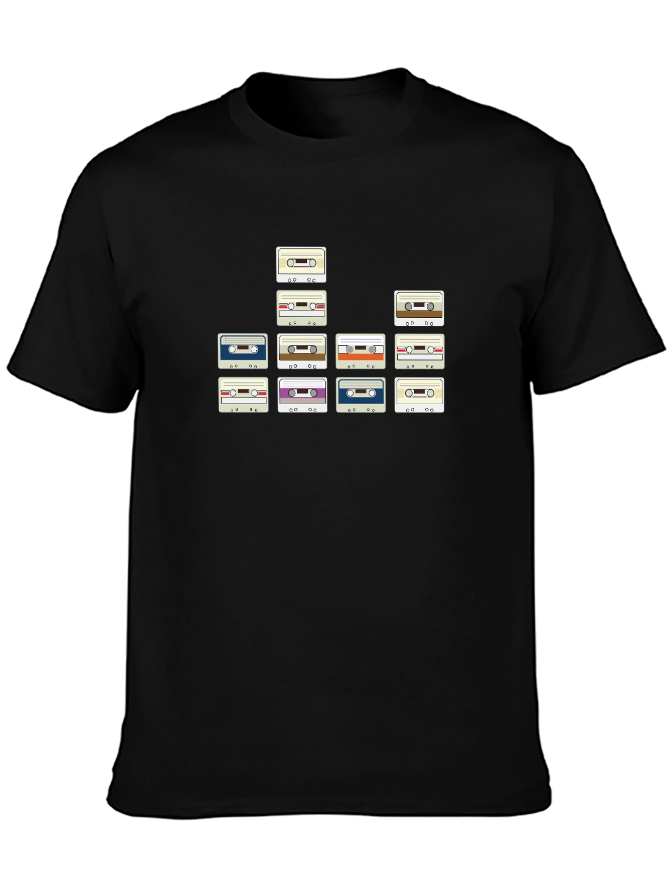 Retro Cassette Tape Graphic Tee - Vintage Music Lover Shirt