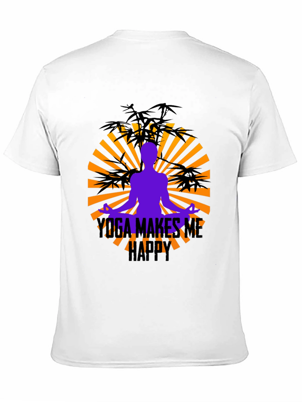 Yoga Makes Me Happy Graphic Tee