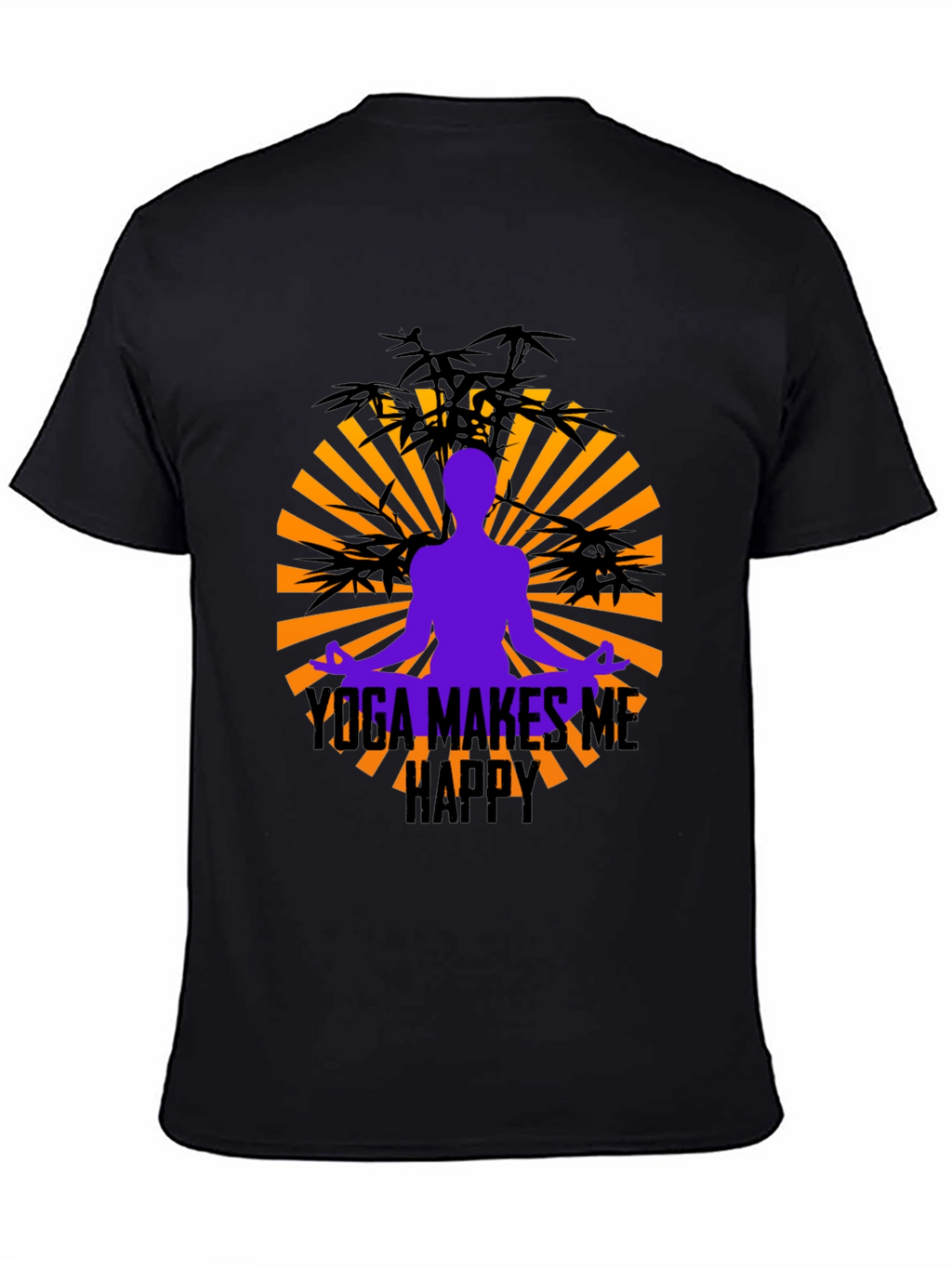 Yoga Makes Me Happy Graphic Tee