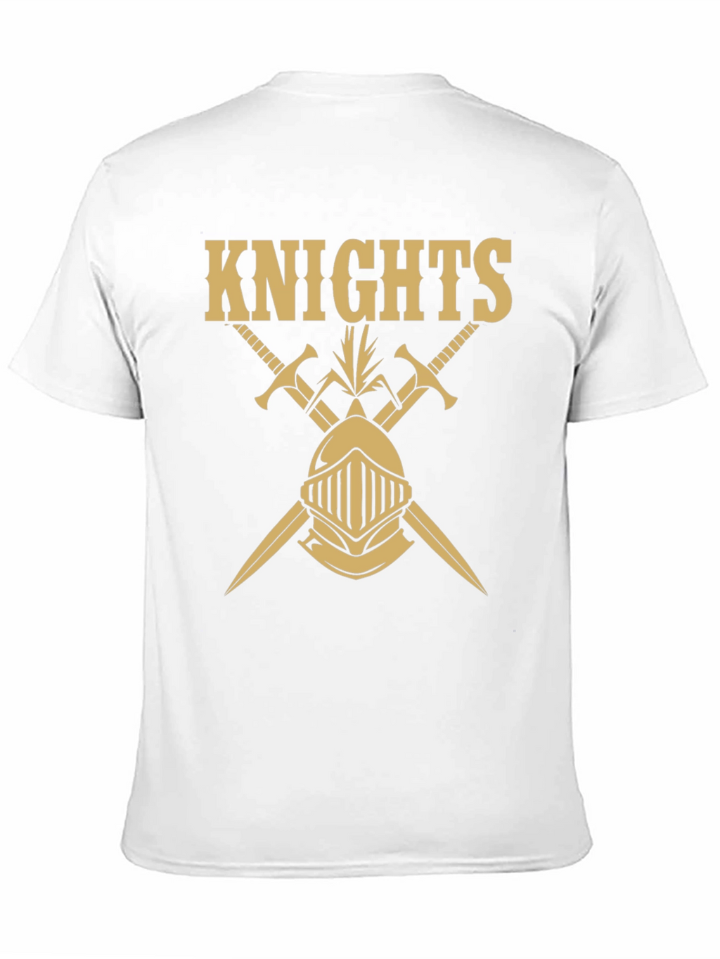 Knights Graphic Tee - Black Cotton T-Shirt