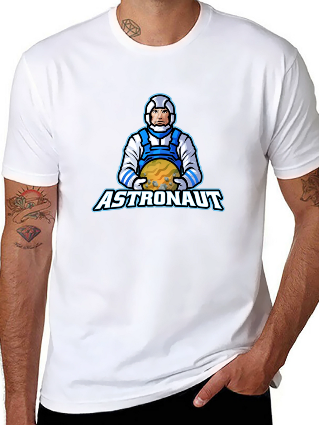 Astronaut Graphic Tee - Space Explorer T-Shirt
