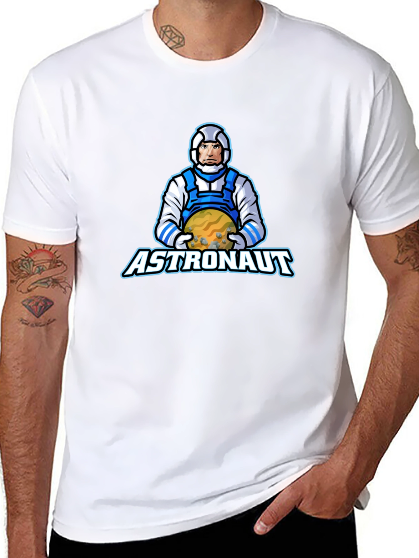 Astronaut Graphic Tee - Space Explorer T-Shirt