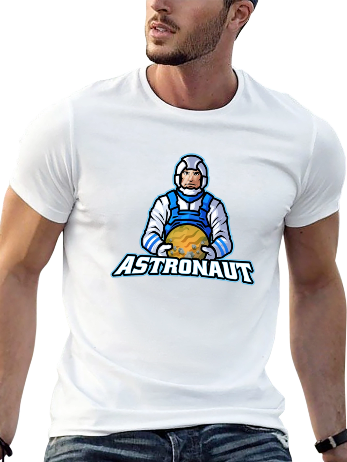 Astronaut Graphic Tee - Space Explorer T-Shirt
