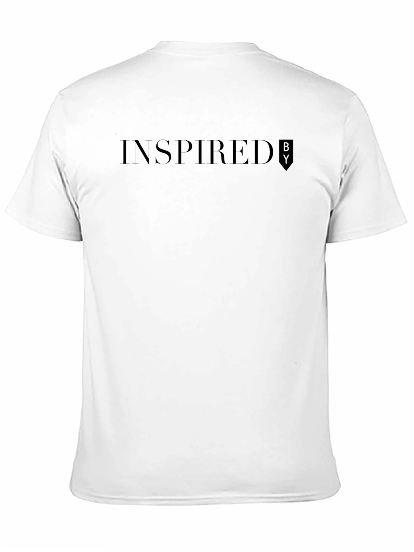 Inspired By Mens Black Graphic T-Shirt