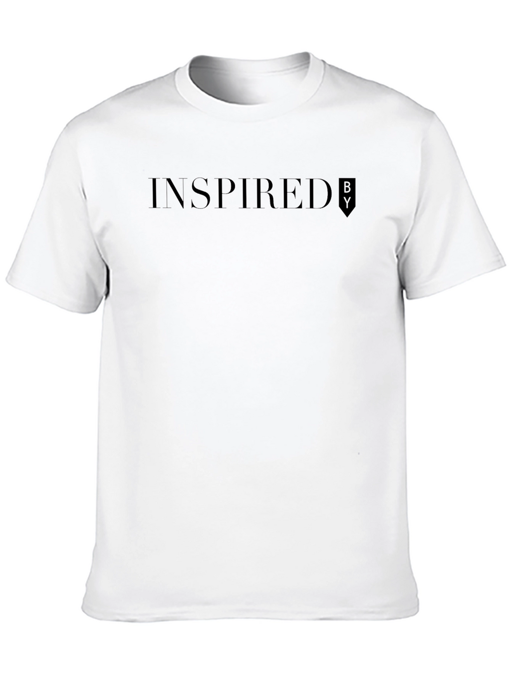 Inspired By Mens Black Graphic T-Shirt