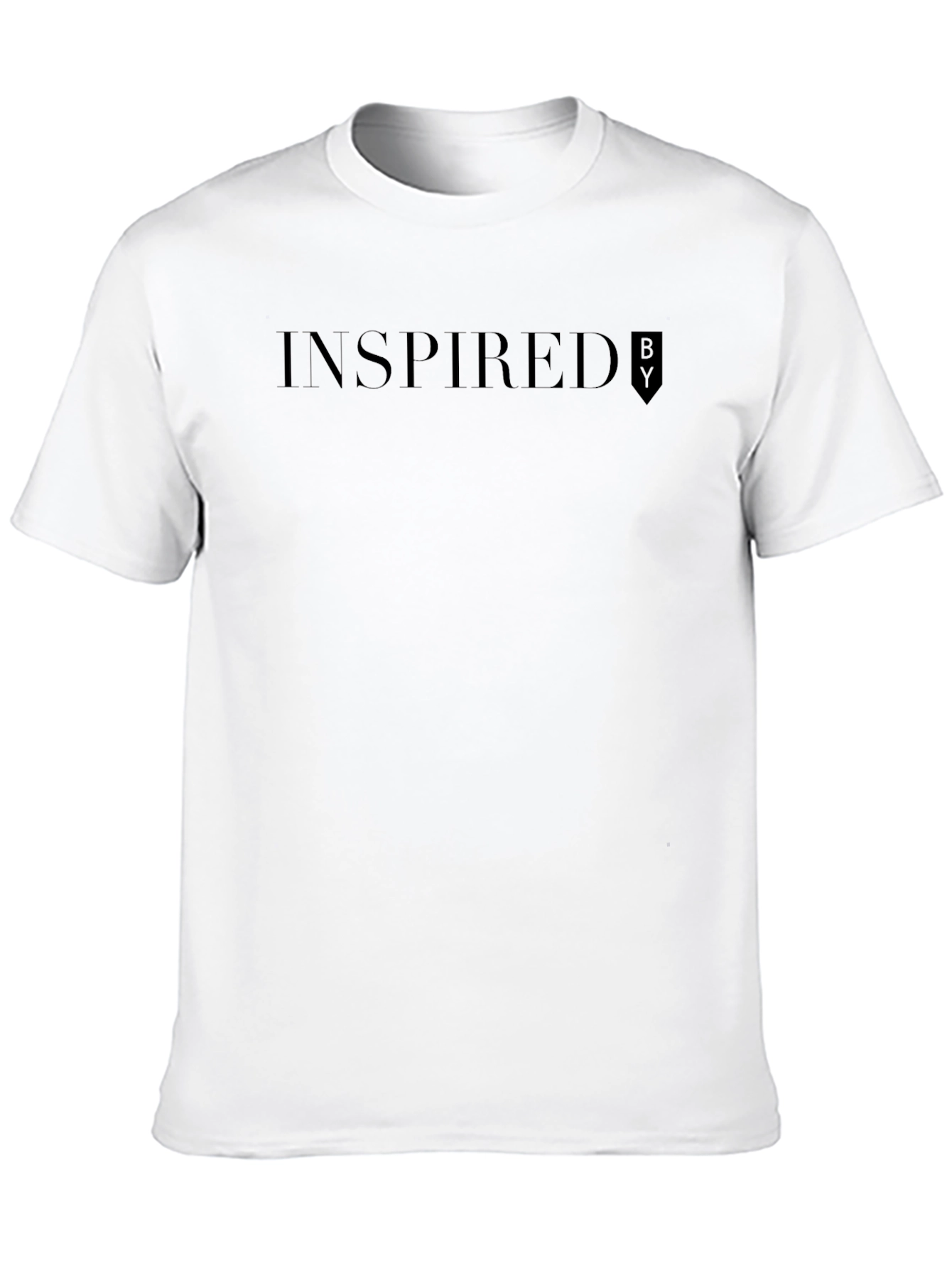Inspired By Mens Black Graphic T-Shirt